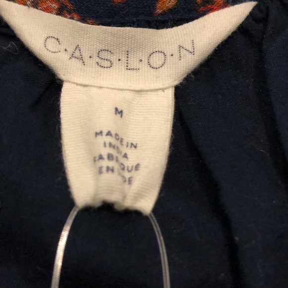 Caslon floral long sleeve dress size m - Picture 2 of 8